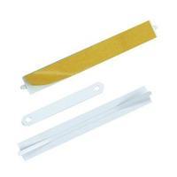 Durable Self-Adhesive Filing Fasteners White - 1 x Pack of 100 Filing