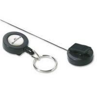 Durable Badge Reel Chrome with Key Ring Fastener and Retractable 800mm