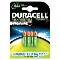 Duracell StayCharged AAA Batteries 1 x Pack of 4 81364755