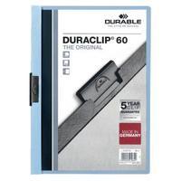 Durable 6mm Blue A4 Duraclip File Pack of 25 220906