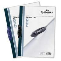 Durable Swingclip A4 Black Clip Folder Pack of 25 226001