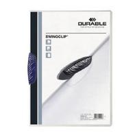 Durable Swingclip A4 Dark Blue Clip Folder Pack of 25 226007