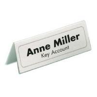 Durable Table Name Holder 61x150mm Pack of 25 8050