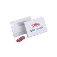 Durable Magnetic Name Badge 54x90mm Pack of 25 811719