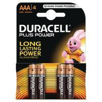 duracell plus aaa battery pack of 4 81275396