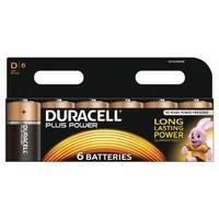 Duracell Plus D Battery Pack of 6 81275448