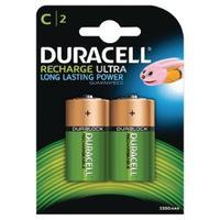 Duracell C Rechargeable NiMH Batteries Pack of 2 75052458