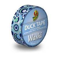 duck retro blue washi tape 15 mm x 10 m