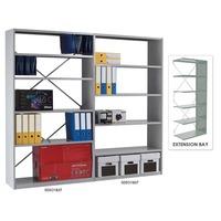 Duo Shelving Open Back Extension Bay - 6 Shelves 1850h x 1000w x 300d