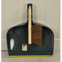 Dustpan and Wooden Brush Set by Gardman