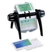 Durable Visifix Flip Business Card Index Black 2417/01