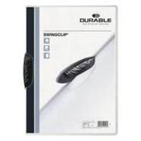 Durable Swingclip Folder A4 Black Pack of 25 2260/01