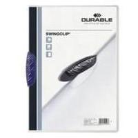 Durable Swingclip Folder A4 Dark Blue Pack of 25 2260/07
