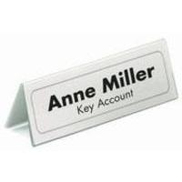 Durable Table Name Holder 52x100mm Pack of 25 8051