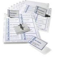 Durable Combi Name Badge Set 54x90mm Assorted 8182/00