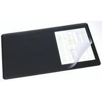 Durable Desk Mat 400x530mm Clear/Black 7202/01