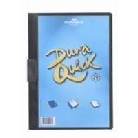 durable duraquick file a4 black pack of 20 227001