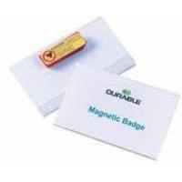 durable magnet badge 54x90mm pack of 25 811719