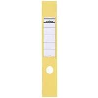 durable ordofix spine label yellow pack of 10 809004