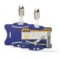 Durable Security Pass Holder Pack of 25 Blue 8118/06