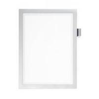 durable duraframe note a4 self adhesive magnetic frame silver