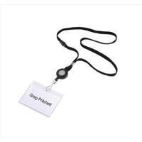 durable textile necklacelanyard with badge reel 1 x pack of 10 badge n ...