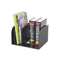 Durable Executive Catalogue Stand with Adjustable Dividers (Black)