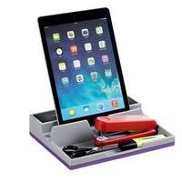 Durable VARICOLOR Desk Organiser with Integrated Cable Management