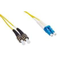 Duplex Singlemode 8.3/125 Fiber Optic Patch Cable Lc/st - 3m (10 Ft.)