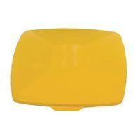 DURABIN SQUARE 40 LID - YELLOW - -