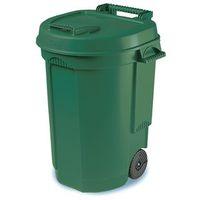 DUSTBIN 110L WITH WHEELS - -