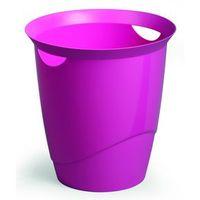 DURABLE COLOUR WASTE BASKET, OPAQUE PINK