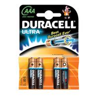Duracell Ultra 5000394002692 MX2400K4 AAA Alkaline Batteries (Pack...