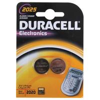 Duracell 5000394203907 DL2025B2 Lithium Coin Cell Battery (Pack of 2)