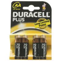 Duracell Plus 5000394038103 MN1500B AA Batteries (Pack of 4)