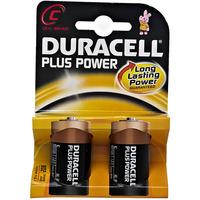 Duracell Plus C Alkaline Batteries - 2 Per Pack (LR14 MN1400B2)