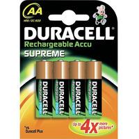 Duracell HR6 Rechargeable Batteries AA 4 Pack 1.2V