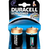 Duracell Ultra D Alkaline Batteries - 2 Per Pack (Duracell LR20 MX1300)