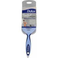 dulux perfect edges split bristle tipped angled paint brush with can o ...