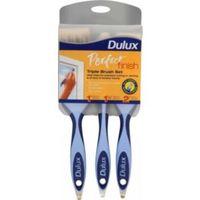 dulux perfect finish split bristle tipped paint brush w1 1 2 set of 3