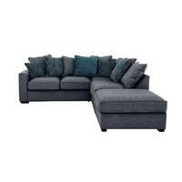 Dune Small Fabric Corner Sofa with Footstool