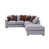 Dune Small Fabric Corner Sofa with Footstool