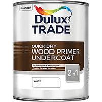 Dulux Trade Quick Dry Wood Primer & Undercoat 1L