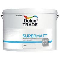 Dulux Trade Supermatt Emulsion Paint White 10L