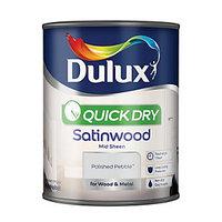 Dulux Quick Dry Satinwood Polished Pebble 750ml