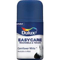 dulux easycare tester pot cornflower white 50ml