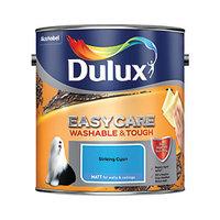 Dulux Easycare Matt Paint Striking Cyan 2.5L