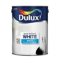 Dulux Matt Emulsion Pure Brilliant White 5L