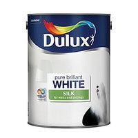 dulux silk emulsion pure brilliant white 5l