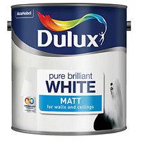 dulux matt emulsion pure brilliant white 25l